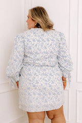 Sweet Gesture Floral Mini Dress Curves