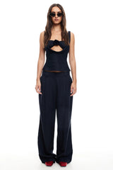 LIONESS Delilah Top Navy