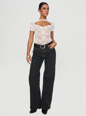 Giallo Bodysuit White