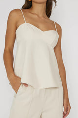 Mistie Cami Strap Top Bone