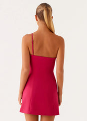 Sweetpea Mini Dress - Fuchsia