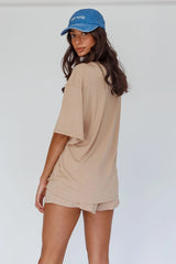 On Track SL Logo Shorts Camel