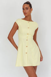 Rebel Cap Sleeve Mini Dress Butter