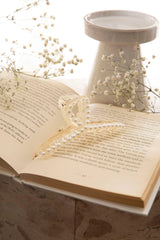 Hannah Pearl Twist Hair Clip Clear