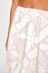 Sought After Maxi Skirt Print Latte
