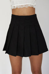 Mayfaire Pleated Mini Skirt Black