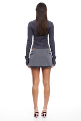 LIONESS Deuce Skort Grey