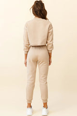 Monterey Elasticated Waist Jogger Pants Tan