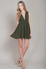 Laine Day Festival Dress Green