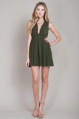 Laine Day Festival Dress Green
