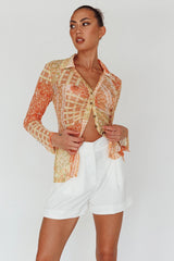 Maxeen Side Pocket Shorts White