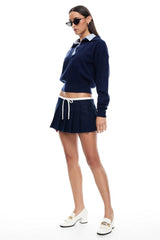 LIONESS Dynasty Mini Skort Navy