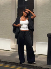 All Day Oversized Hoodie Washed Black