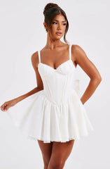 Josie Mini Dress - White