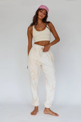 Take It Easy Jogger Track Pants Sand