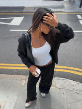 All Day Oversized Hoodie Washed Black