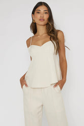 Mistie Cami Strap Top Bone