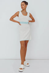 Mica Low Back Crochet Mini Dress