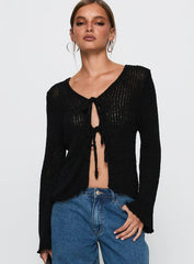 Swain Knit Cardigan Black