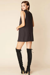 Tara Casual Vest Black