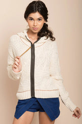 Willow Wool Knit Sweater Ivory