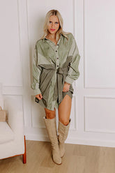 Sweet Skyline Views Colorblock Mini Dress