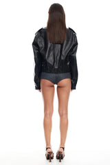 LIONESS Eighties Bomber Washed Onyx