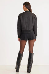 SNDYS Roberta Mini Shorts Black