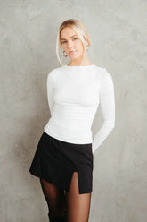 Ashley Ruched Long Sleeve Top