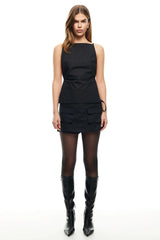 LIONESS Camille Backless Top Onyx