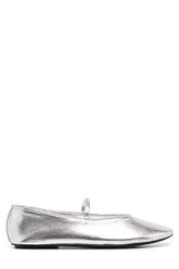 THERAPY Moncherri Ballet Flat Silver Smooth