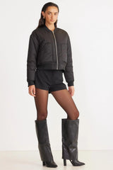 SNDYS Roberta Mini Shorts Black