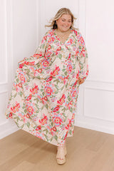 Hibiscus Daydream Maxi Dress Curves
