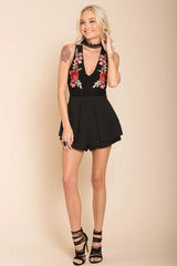 Meilani Collar Romper Black