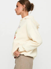 Sweet Life Graphic Sweater Cream