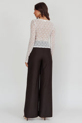 Nights Dream Wide Leg Pants Black