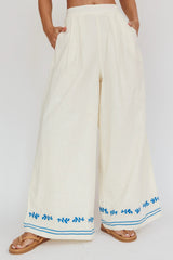 Sought After Wide-Leg Pocket Pants Oat