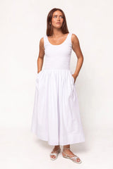 Marlow Dress in White