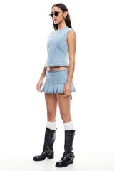 LIONESS Countryside Top Denim