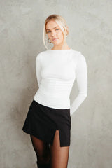 Ashley Ruched Long Sleeve Top