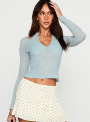 Levitating Long Sleeve Top Blue