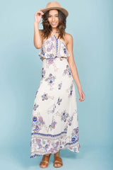 Monday cutout Maxi Dress Purple