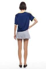 LIONESS RIDER MINI SKIRT SLATE