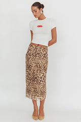 Lanna Cherry Print Baby Tee White