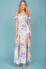 Laylah Maxi Romper Purple