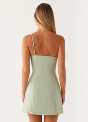 Sweetpea Mini Dress - Sage