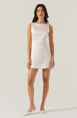 Alisanne Satin Mini Dress