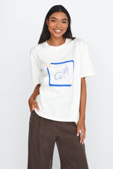 LOST IN LUNAR By The Sea Tee White