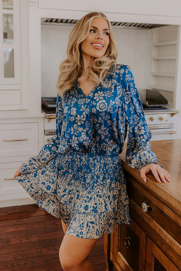 Spring Fling Floral Mini Dress