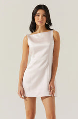 Alisanne Satin Mini Dress